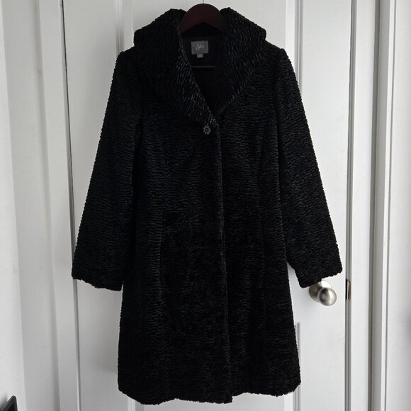 J. Jill Faux Fur Persian Lamb Coat - Picture 7 of 7